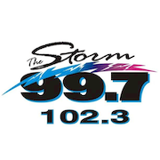 99.7 The Storm logo