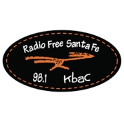 98.1 KBAC Radio Free Santa Fe logo