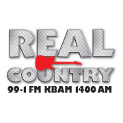 99.1 FM 1400 AM KBAM logo