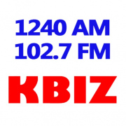 1240 & 102.7 KBIZ logo