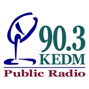 90.3 KEDM logo