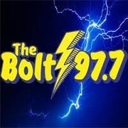 97.7 The Bolt logo