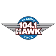 104.1 The Hawk logo