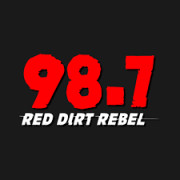 98.7 Red Dirt Rebel logo