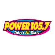 Power 105.7 logo