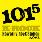 101.5 K-Rock Hawaii logo