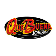 Que Buena 105.7 FM logo