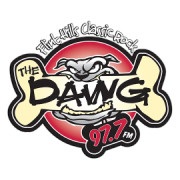 97.7 The Dawg logo