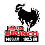 Radio Bronco 1400 AM & 102.5 FM logo