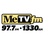 97.7/1330 MeTV FM logo