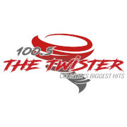 100.5 The Twister logo