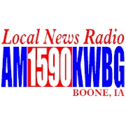 KWBG AM1590 & 101.5 FM logo