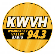 KWVH 94.3 Wimberley Valley Radio logo