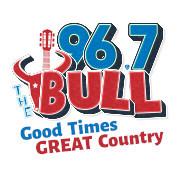 96.7 The Bull logo