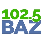 102.5 BAZ logo