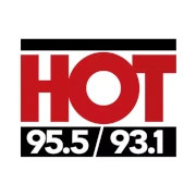 Hot 95.5/93.1 logo