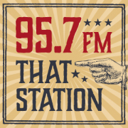 95.7 FM That Station logo