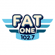 Fat One 102.7 logo