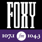 Foxy 107.1/104.3 logo