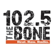 102.5 The Bone logo