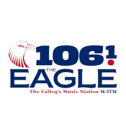 106.1 The Eagle logo