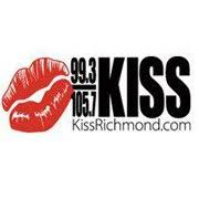 99.3/105.7 Kiss FM logo
