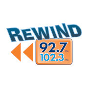 Rewind 92.7 & 102.3 logo