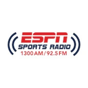 ESPN Sports Radio 1300AM & 92.5FM logo