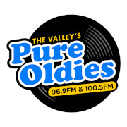 Pure Oldies 96.9 & 100.5 logo