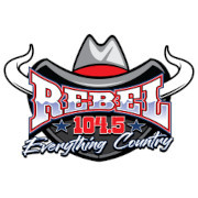 Rebel 104.5 logo
