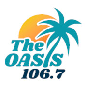 106.7 The Oasis logo