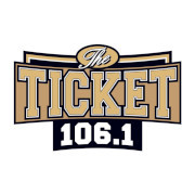 106.1 The Ticket logo