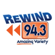 Rewind 94.3 logo