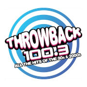 Throwback 100.3 logo