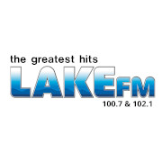 100.7 & 102.1 Lake FM logo
