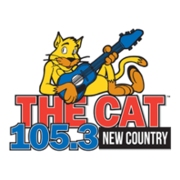 105.3 The Cat logo