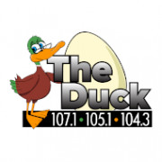 107.1 The Duck logo