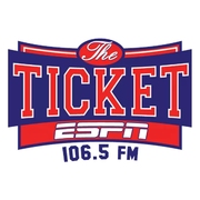 106.5 The Ticket logo