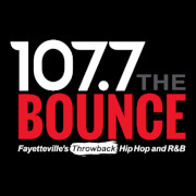 107.7 The Bounce logo