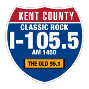 I-105.5 and 1450AM logo