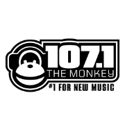 107.1 The Monkey logo