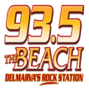 93.5 The Beach logo