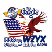 WZYX the Eagle Radio logo