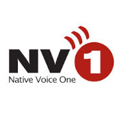 Native Voice One (NV1) logo